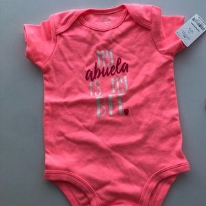 NWT Carters My Abuela is my BFF Onesie-Spanish for Grandma